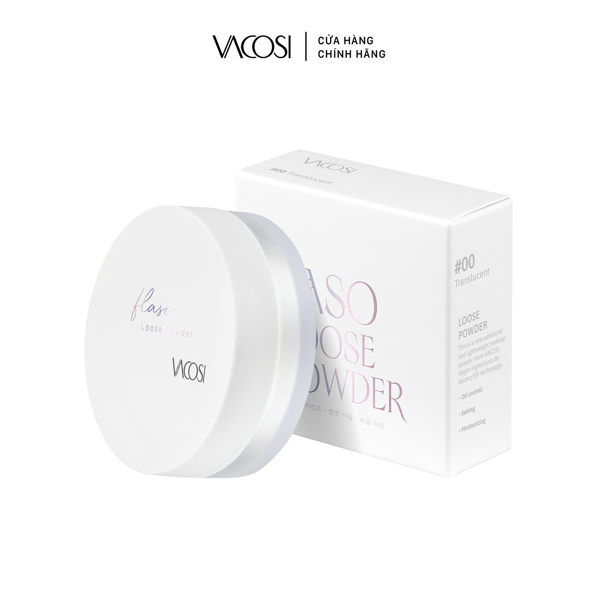 Phấn phủ bột siêu mịn vacosi flaso loose powder - vp11
