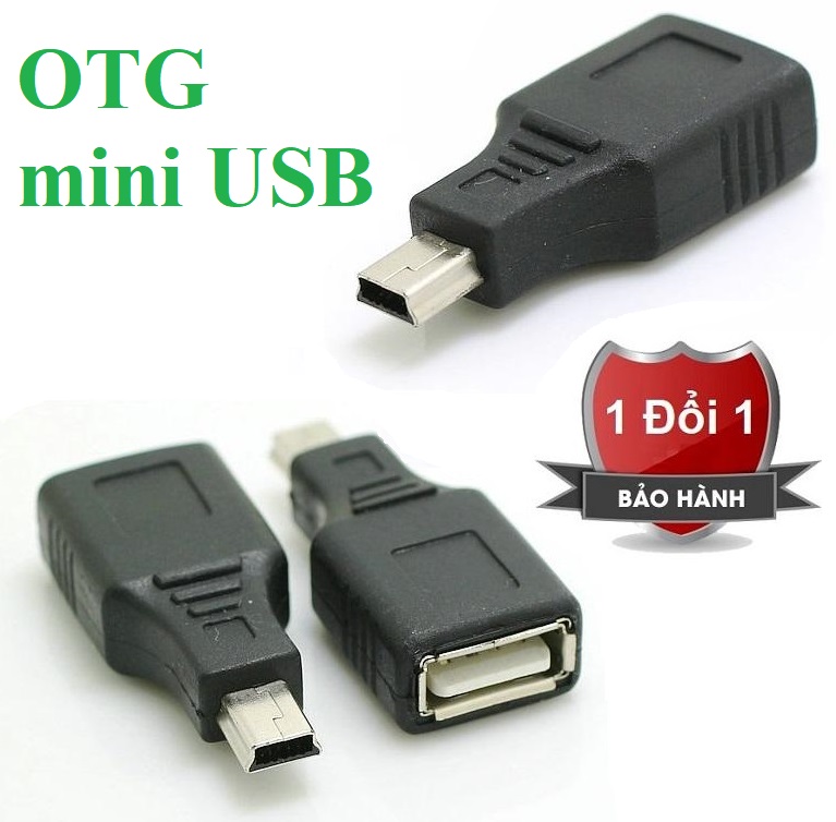 Đầu OTG chuyển đổi Mini USB to USB