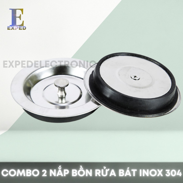 Combo 2 Nắp Đậy Bồn Rửa Chén, Bát Lavabo Inox Đẹp
