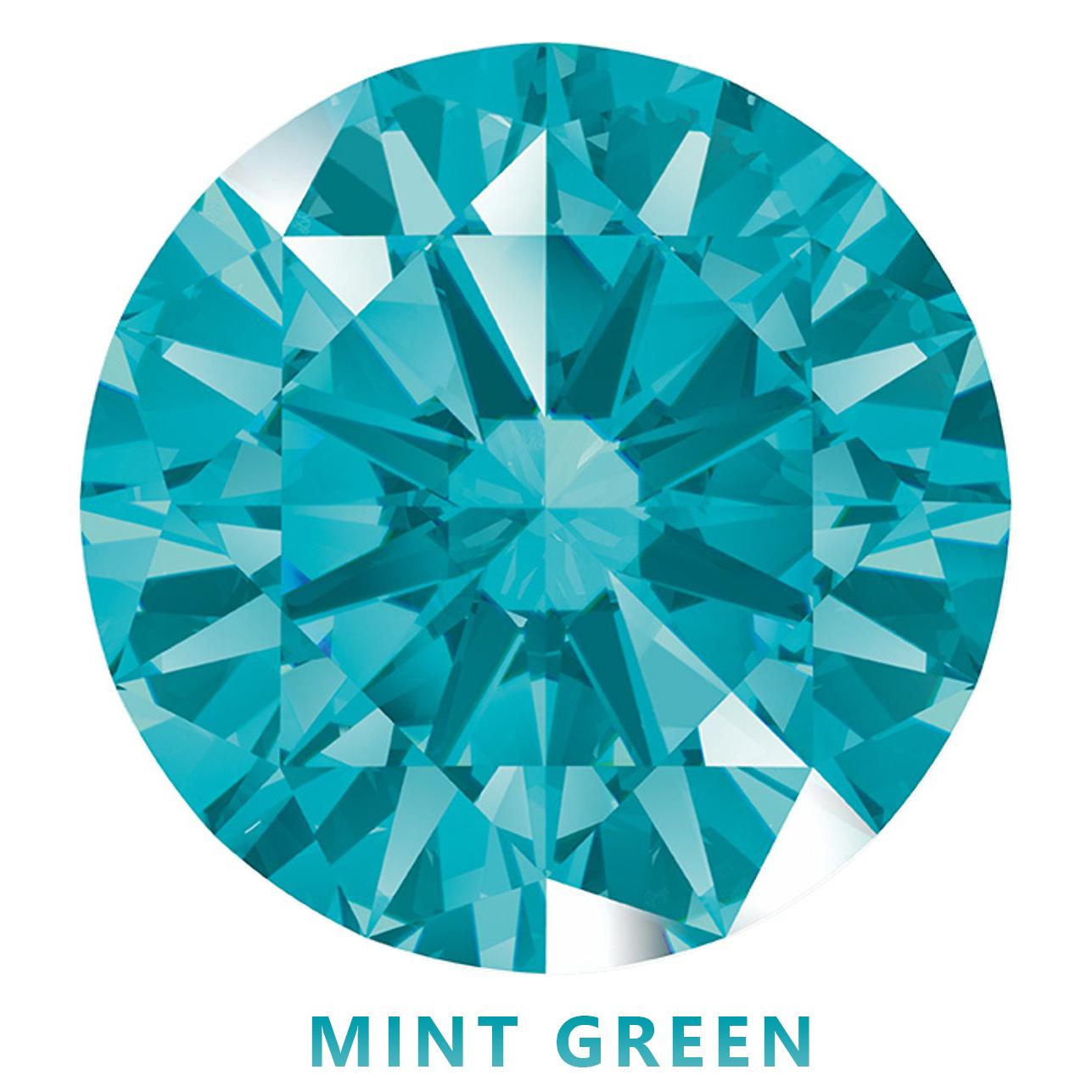 [HCM]Kim cương nhân tạo Swarovski - Đá màu xanh bạc hà (MINT GREEN)