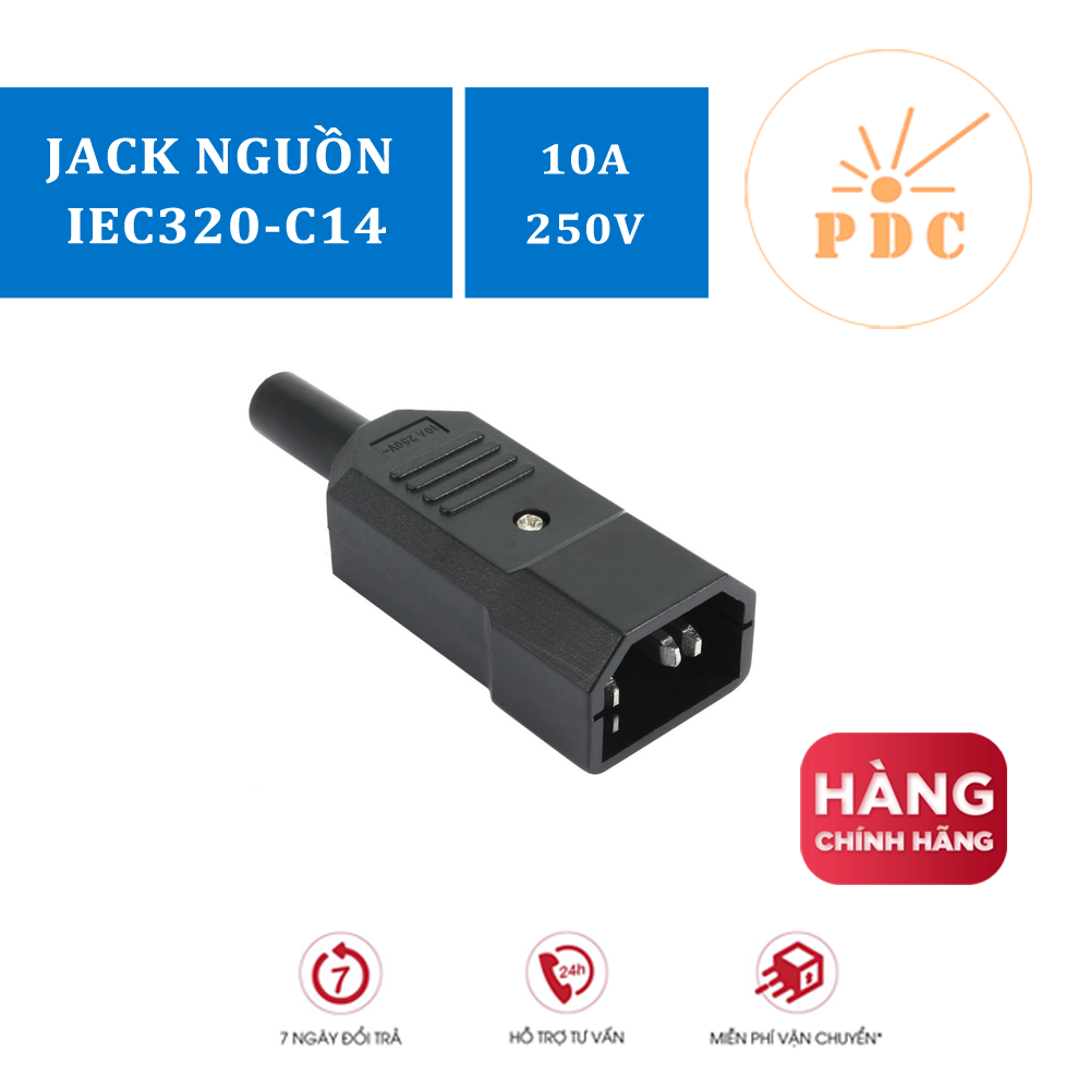 Phích cắm ups iec320-c14 dùng cho ups server pdu