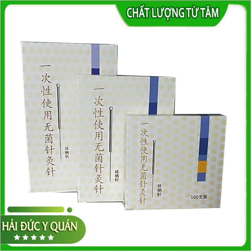 Kim châm cứu vân long hộp 10 vỉ 100 kim sắc, bén dễ châm