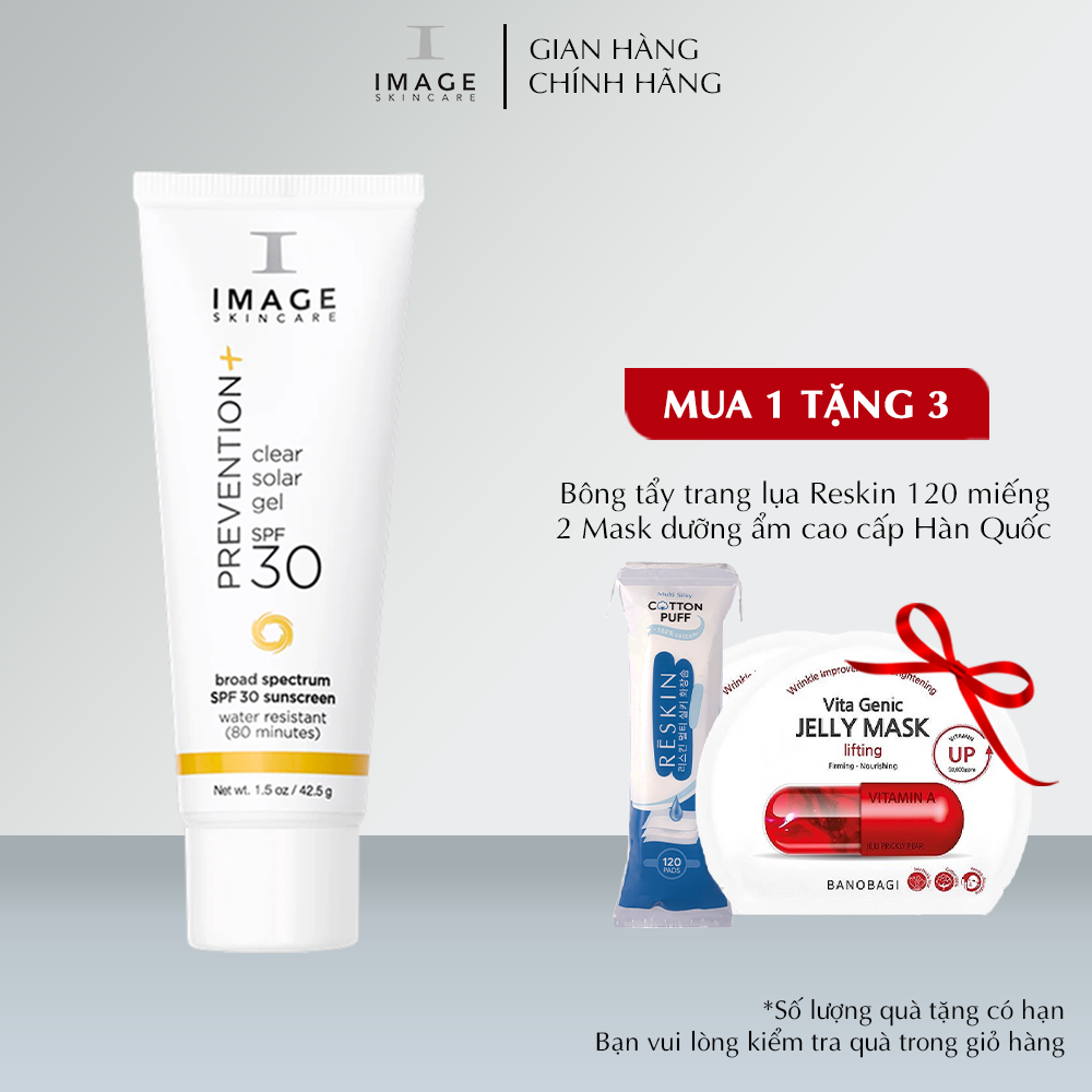 Gel chống nắng cho mọi loại da Image Skincare Prevention+ Clear Solar Gel SPF30 42,5g - Image Skincare Official Store