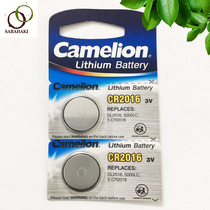 Combo 2 viên pin cr2016 camelion lithium 3v chính hãng