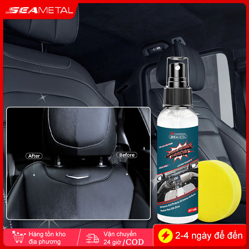 Rửa kính ô tô SEAMETAL Chất sửa chữa phủ nano nhựa nội thất ô tô