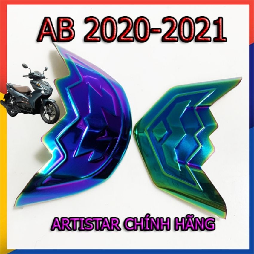 Bộ ốp mỏ dè trước sau titan xe airblade 2020-2021, ab 2020-giá 1