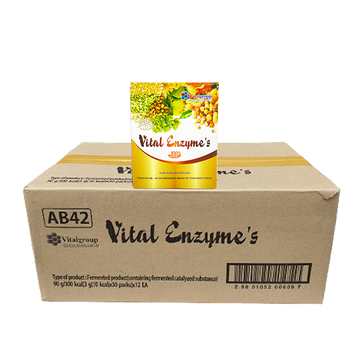 Combo 1 thùng Enzyme's Vital (12 hộp - 30 gói/hộp)