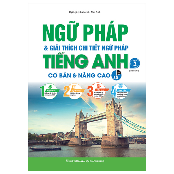 Fahasa - Ngữ Pháp Và Giải Thích Chi Tiết Ngữ Pháp Tiếng Anh - Cơ Bản Và Nâng Cao - Tập 2 (Tái Bản 2023)