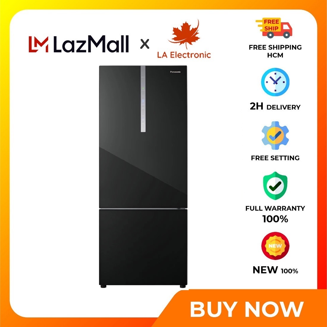 Tủ lạnh Panasonic inverter 420 lít NR-BX471XGKV - Miễn phí vận chuyển HCM