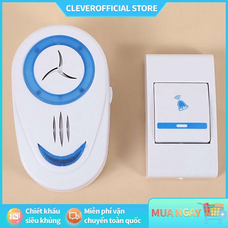 ⚡Miễn Phí Vận Chuyển⚡Chuông Cửa Không Dây Khách Thông Minh, Chống Nước, Chuông Cổng, Chuông Báo Động Cho Người Già