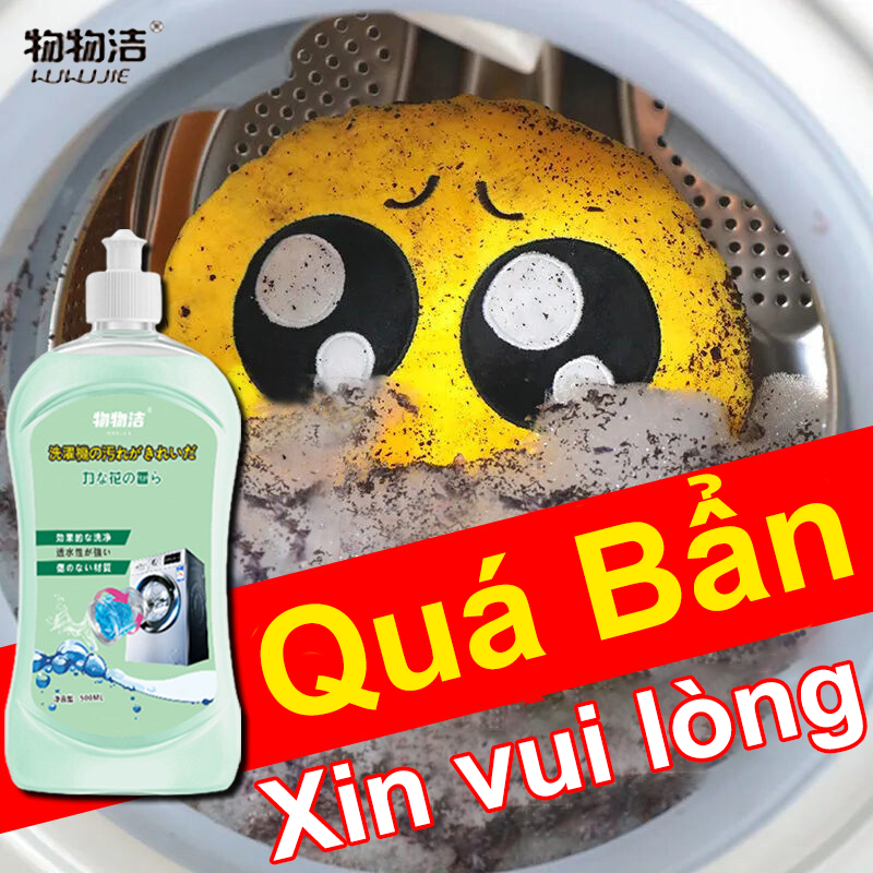 🌈Không còn bẩn nữa🌈vệ sinh máy giặt tẩy lồng máy giặt nước vệ sinh máy giặt 500ml Tỷ lệ diệt khuẩn 99% vệ sinh lồng giặt Không khí trong lành Làm sạch sâu nước tẩy máy giặt dung dịch vệ sinh máy giặt Gia đình