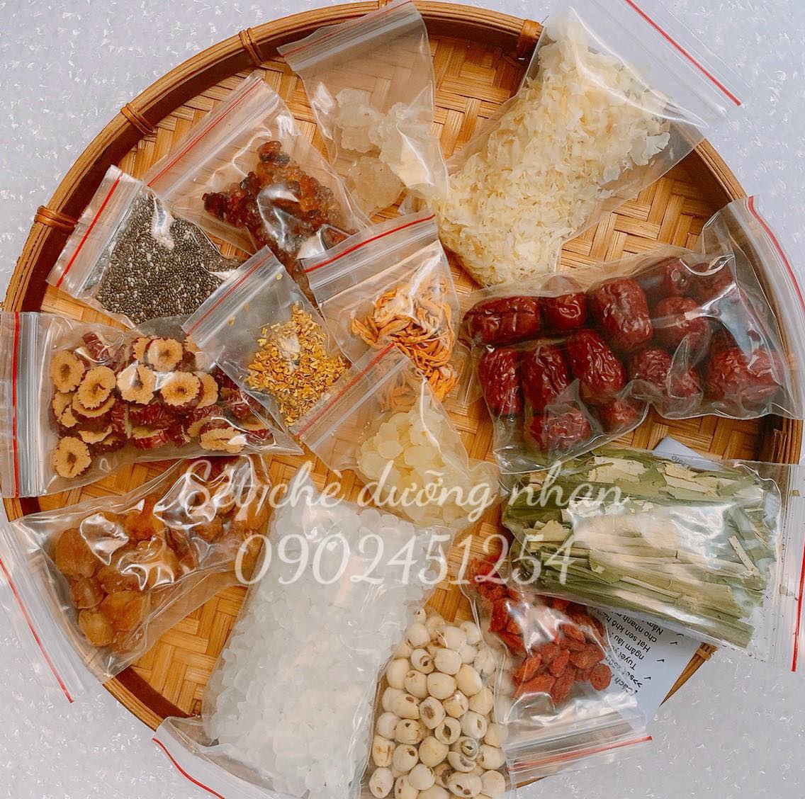 Set chè dưỡng nhan đặc biệt 13 nguyên liệu siêu ngon