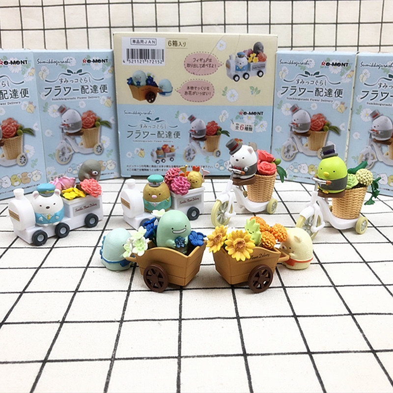 Mô hình hộp mù Sumikko Gurashi xe đạp hoa - Blind box Sumikko Gurashi xe đạp hoa