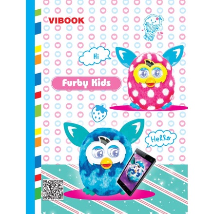 Tập Học Sinh Vibook Fubrby Kids T122-1 in Caro  50 Trang - 120gsm