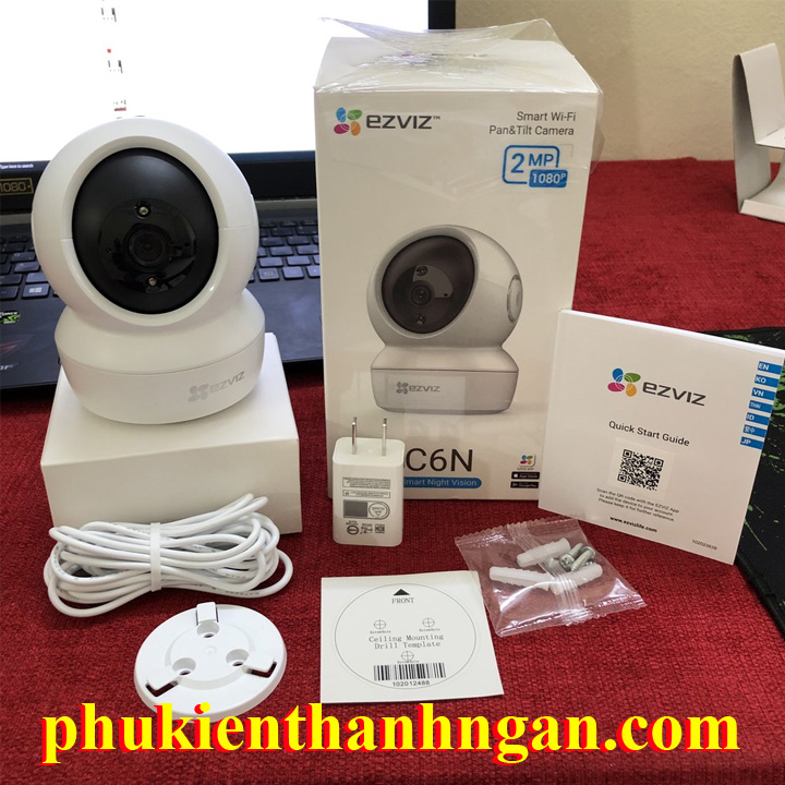 Camera ip hồng ngoại không dây 2.0 megapixel ezviz c6n 1080p