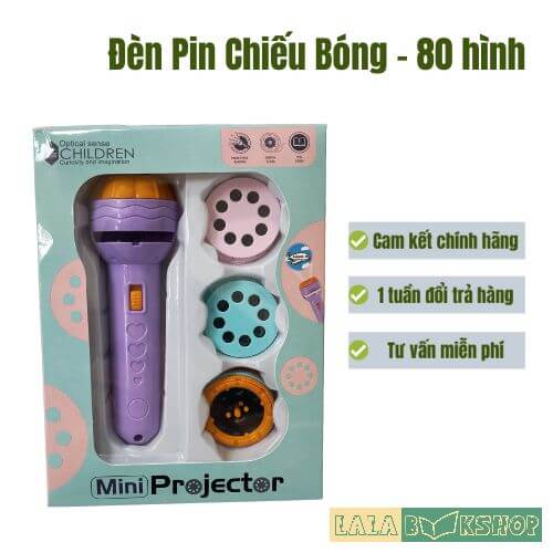 Đèn pin chiếu bóng – trọn bộ 80 hình sắc nét