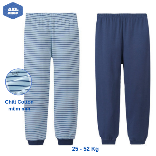 Quần dài cotton bé trai size đại mamdadkids, quần thu đông cho bé 5 đến 14 tuổi, nặng 25kg đến 52kg