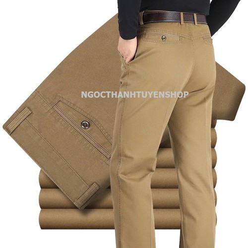 [HCM]QUẦN KAKI NAM TRUNG NIÊN THỜI TRANG CÔNG SỞ