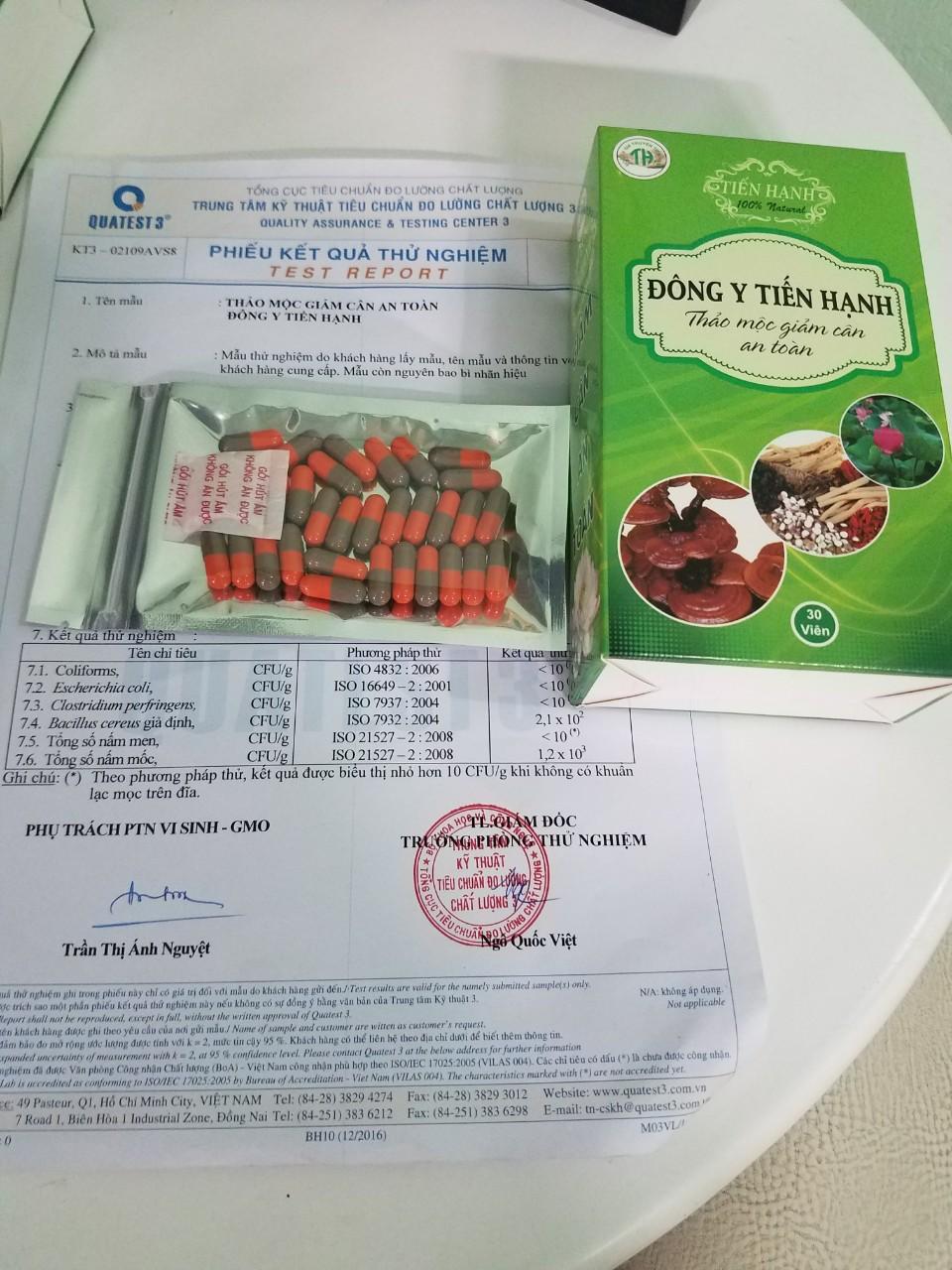 Sản phẩm giúp giảm cân tiến hạnh