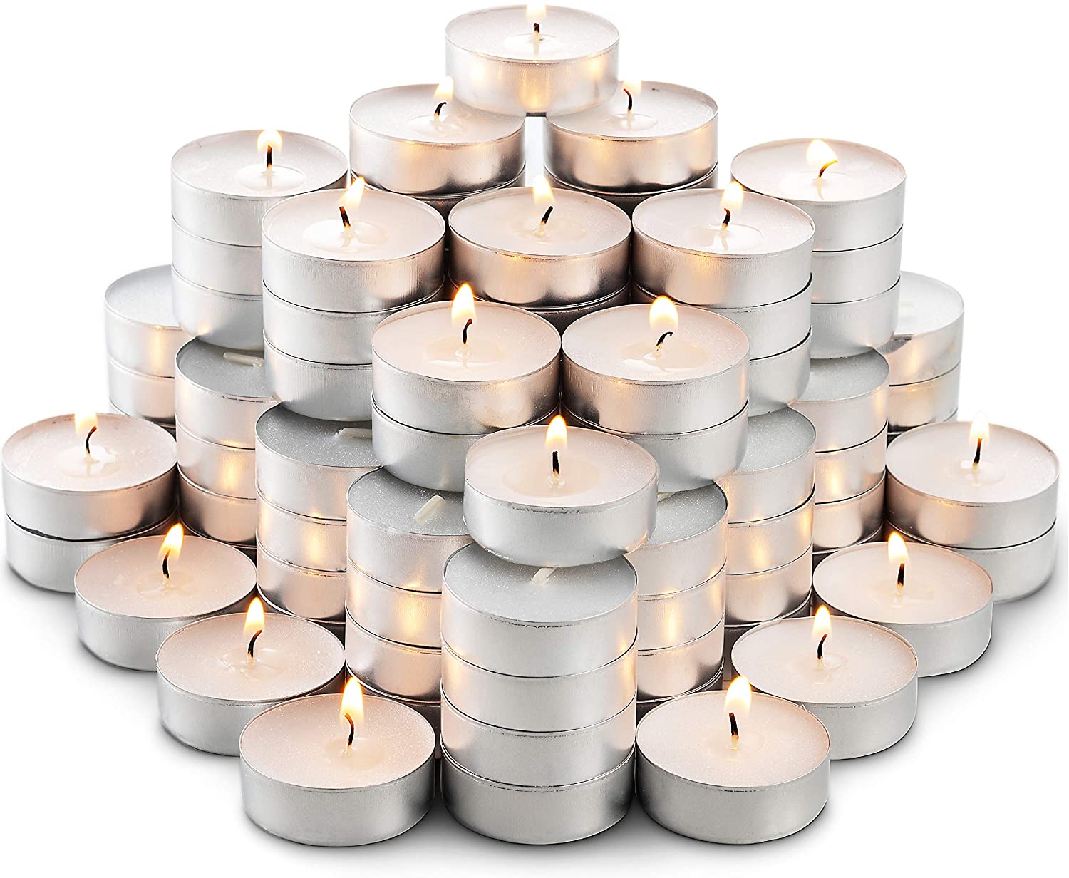 Set 20 viên nến nhỏ tealight, không mùi, không khói, hình hoa mai, 4h, đốt đèn xông tinh dầu, bơ, có set 5 ,10 và 20