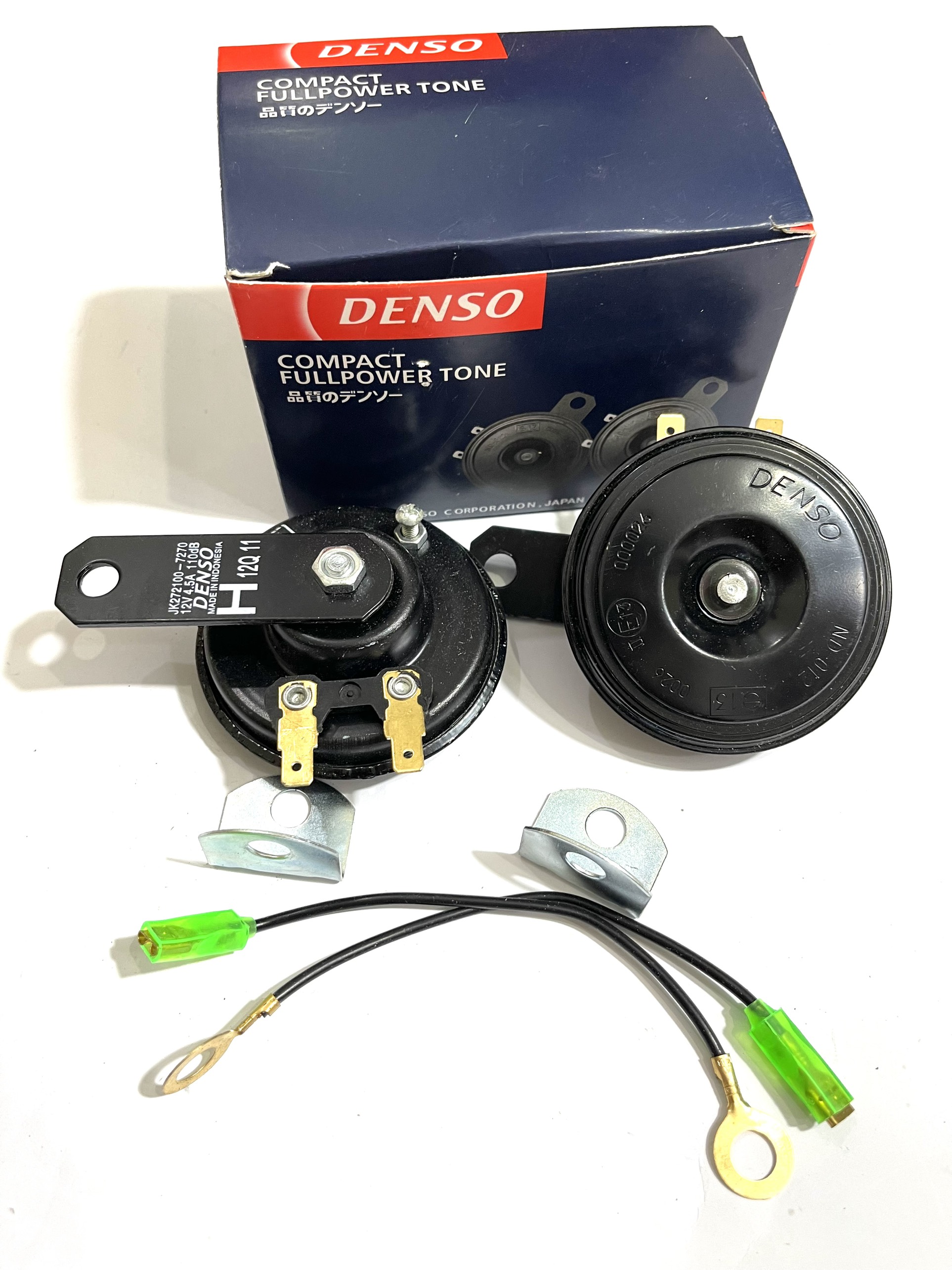 2 còi denso 12v ( còi sên và còi đĩa )