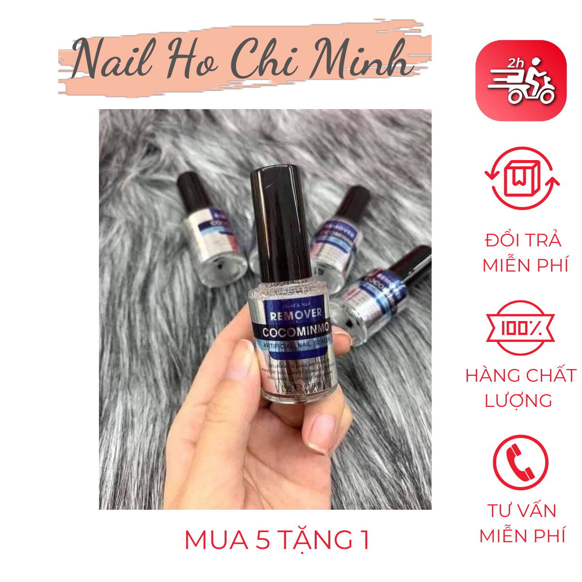 [MUA LÀ CÓ QUÀ][Mua 5 tặng 1]Nước phá gel chuyên dụng mát lạnh hiệu quả nhanh sau 2 đến 3 phút không kích ứng da phù hợp với cá nhân or salon chuyên nghiệp
