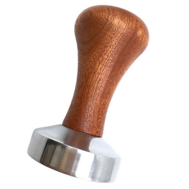Cây Nén Cafe Cán Gỗ - Tamper nén cà phê máy espresso cầm tay 58mm