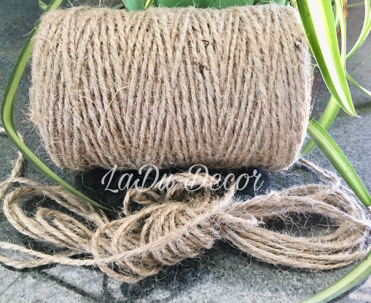Dây gai, dây bố, dây thừng gai, dây xơ dừa trang trí - nanudecor