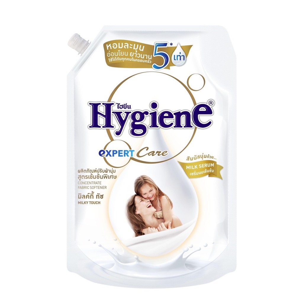 [Chính hãng] Nước xả vải đậm đặc Hygiene Thái Lan 1300ml Trắng [Hàng Auth - Chọn màu]