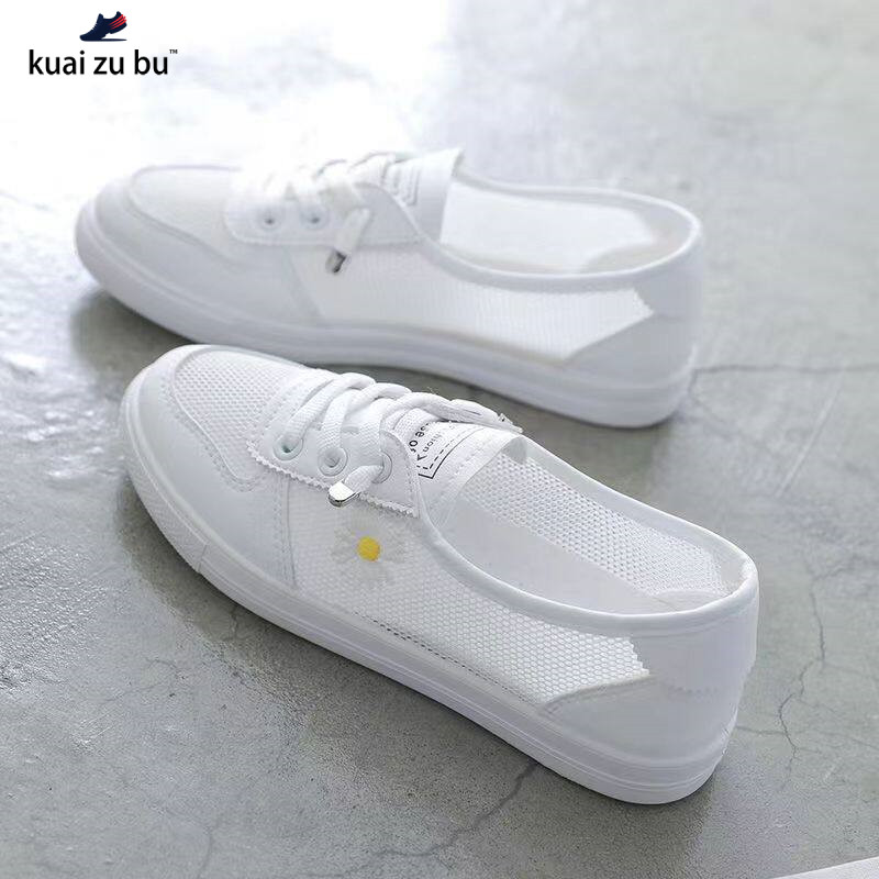 kuai zu bu Free Shipping Miễn phí vận chuyển Giày vải hoa cúc nhỏ của phụ