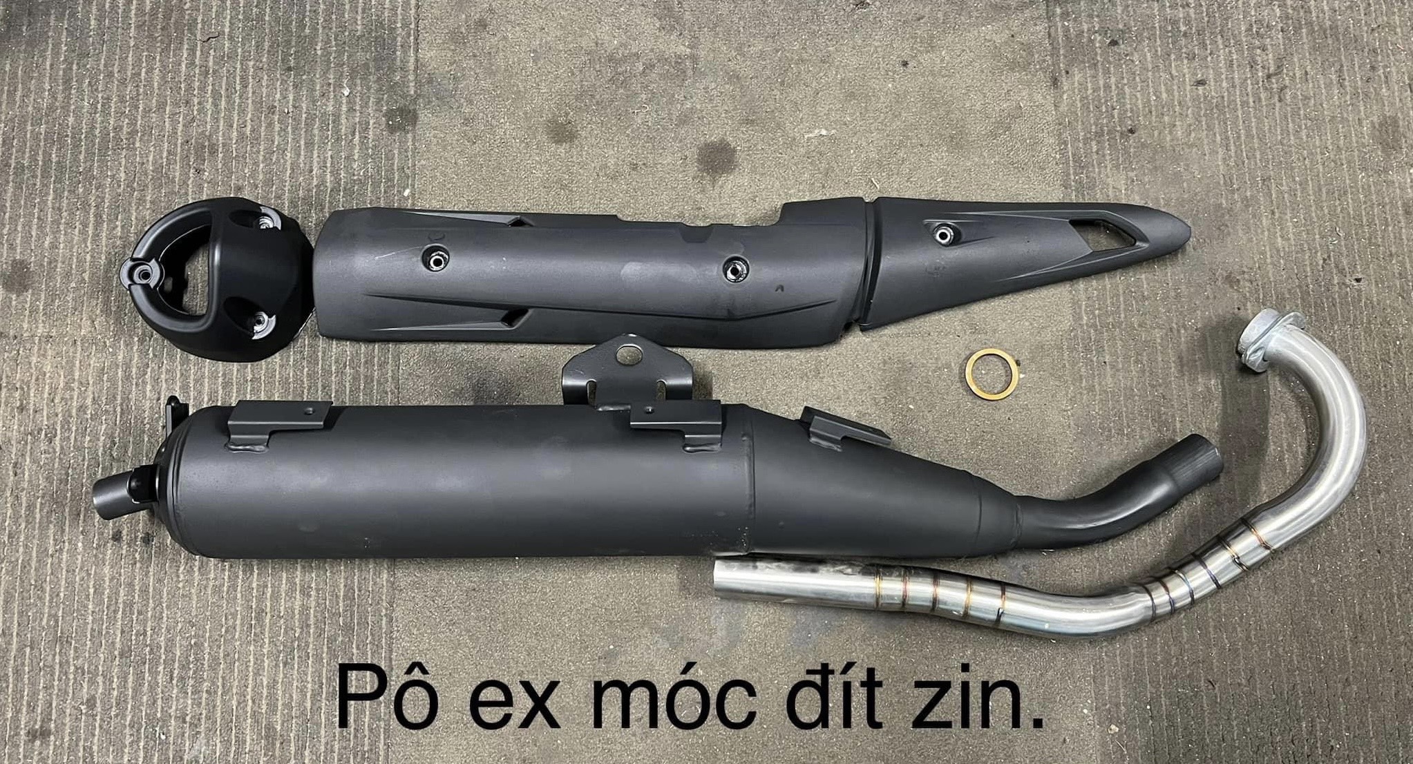Pô exciter giả zin cổ innox 32 dành cho exciter 150 155 âm thanh êm ấm
