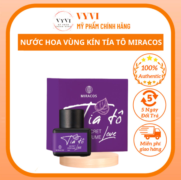 Nước hoa vùng kín tía tô Secret Love Perfume khử mùi lưu hương làm sạch lưu hương 24h