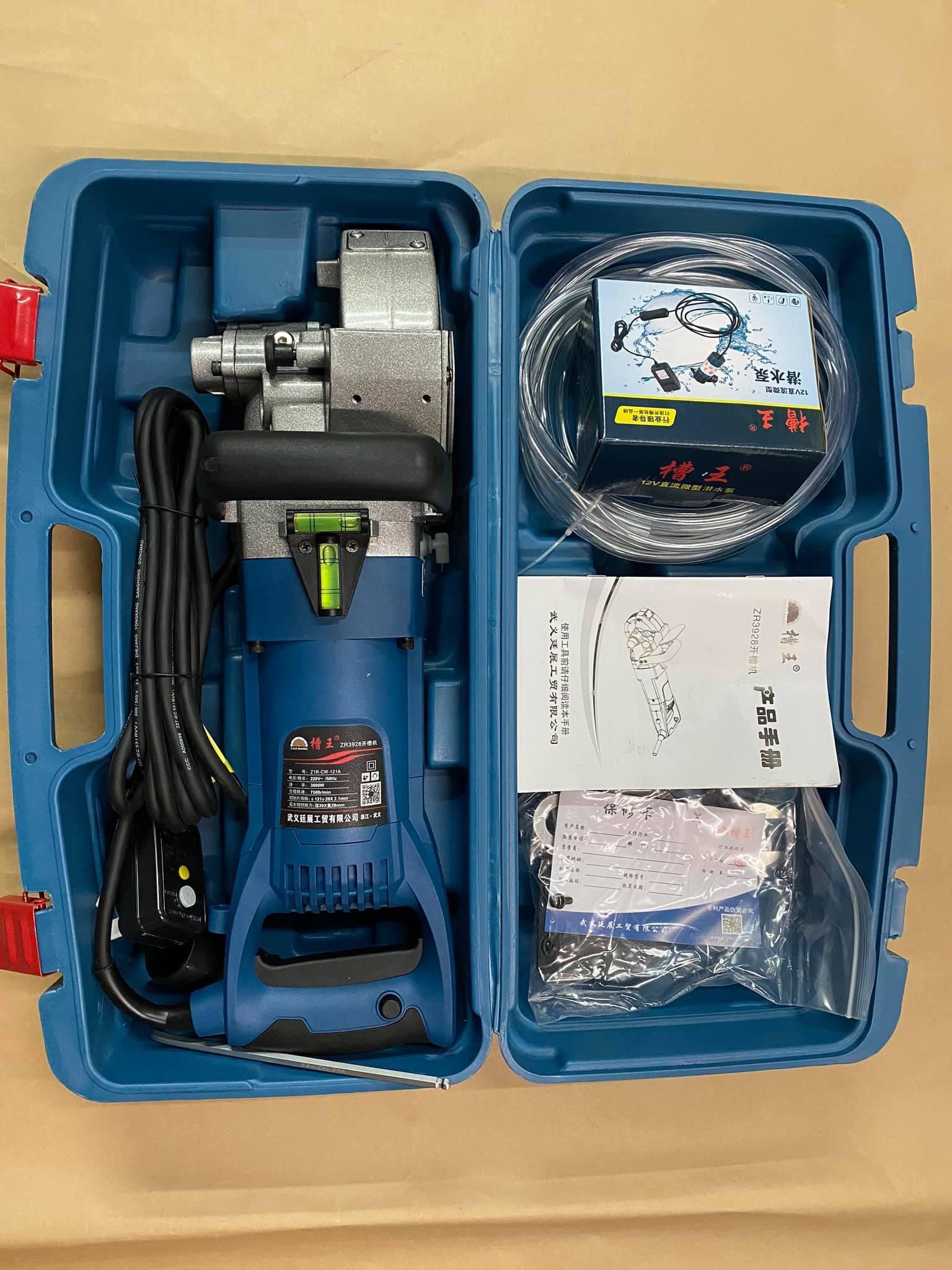 Máy cát rãnh 5 lưỡi caowang zr 3928