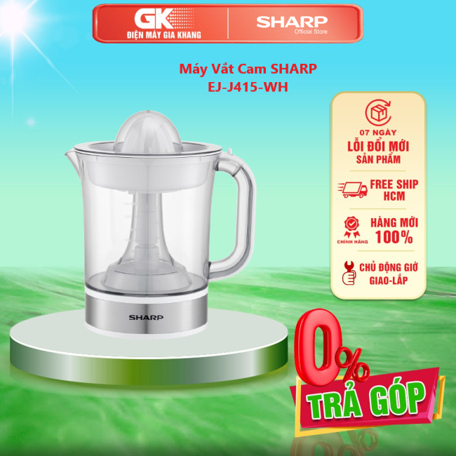 Máy vắt cam sharp ej-j415-wh - giao toàn quốc - freeship hcm