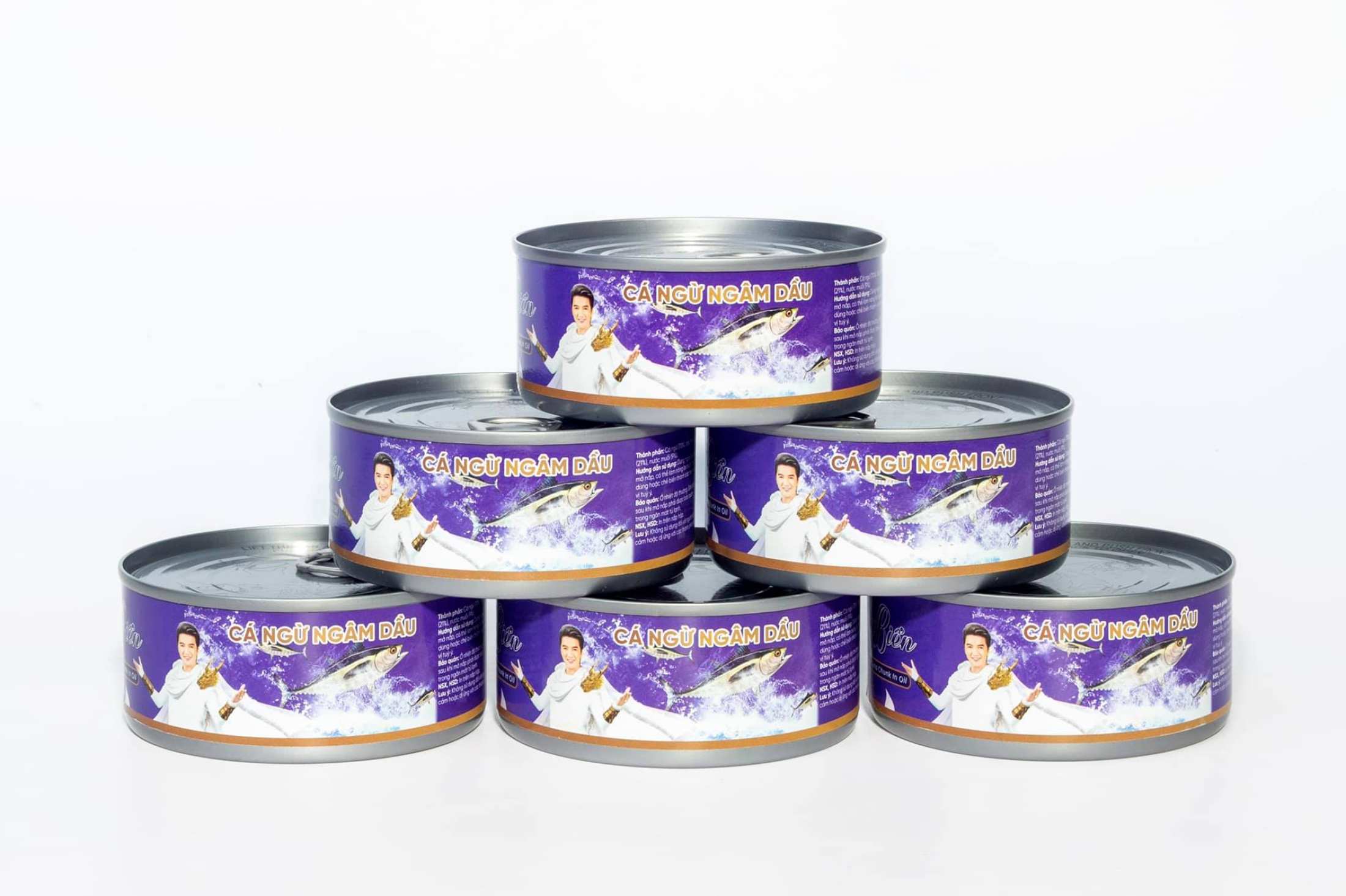 Cá ngừ ngâm dầu vua biển đàm vĩnh hưng -140g cá ngừ đại dương
