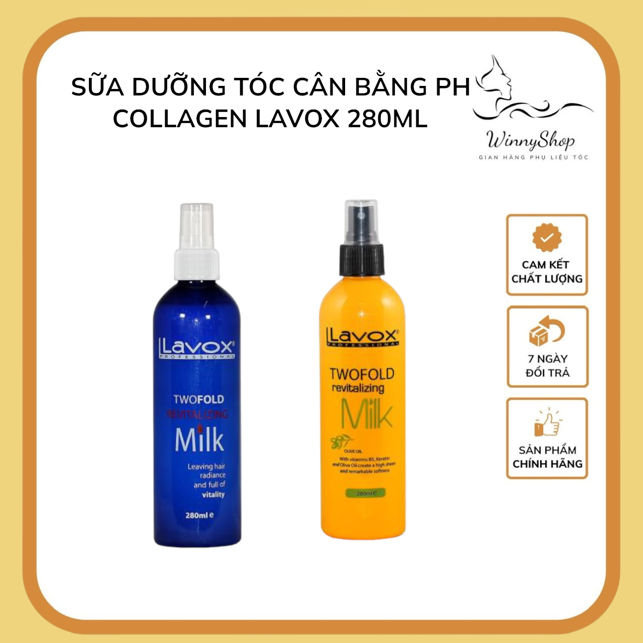 Sữa dưỡng collagen chống tia uv siêu bảo vệ tóc lavox 280ml