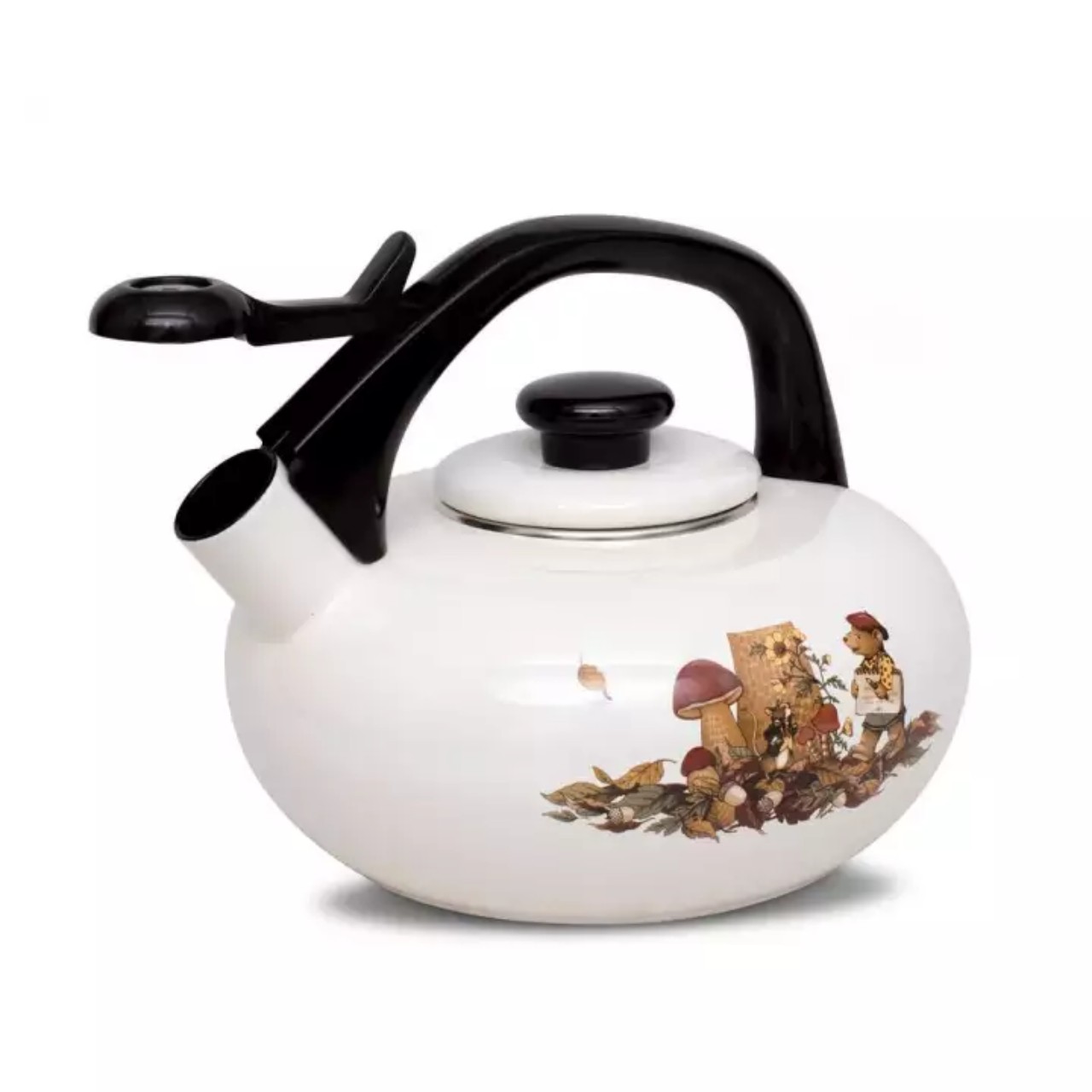 FREESHIP MAX - Ấm Đun Tráng Men Cao Cấp Nhật Bản Fujihoro (Hoa Văn Con Gấu) FTCV-2.8K- sử dụng bếp từ- bảo hành 2 năm - sản xuất Thái Lan - HOA BẾP SHOP