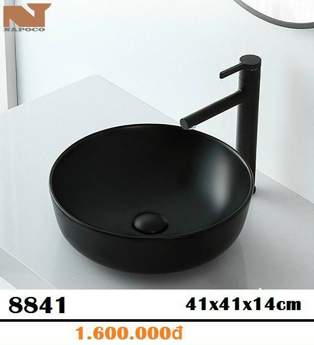 Lavabo sứ nghệ thuật đơn sắc, giá gốc 3200000đ khuyến mãi mừng xuân giảm giá 50%