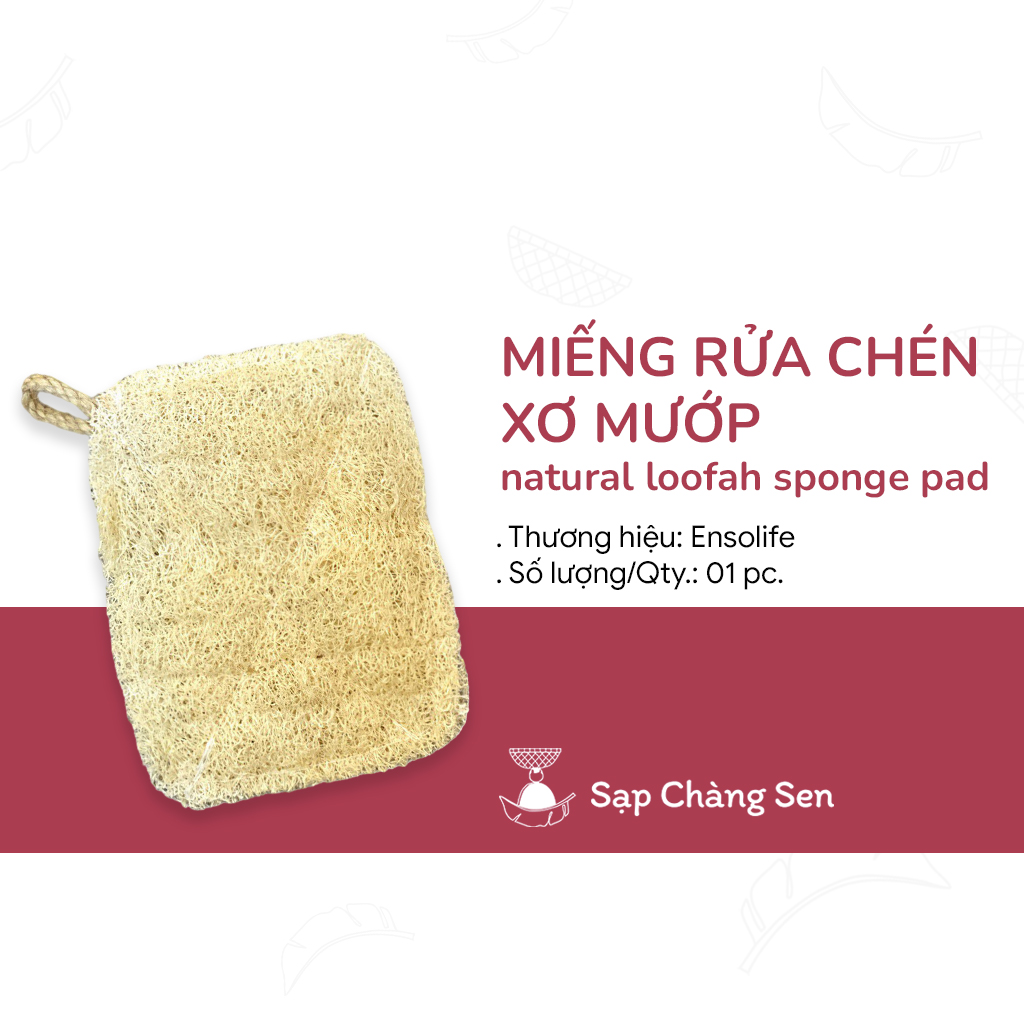 Miếng rửa chén xơ mướp