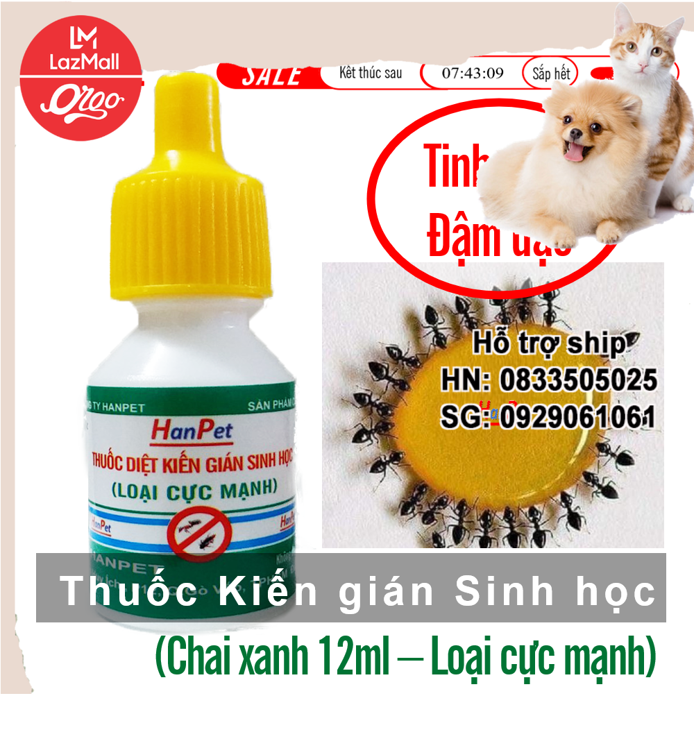 Orgo - Dung dịch Diệt kiến dạng dung dịch diệt kiến gián tận gốc / kiến lọ / kiến sinh học / diệt gián kiến / gián / diệt côn trùng / kiến đỏ