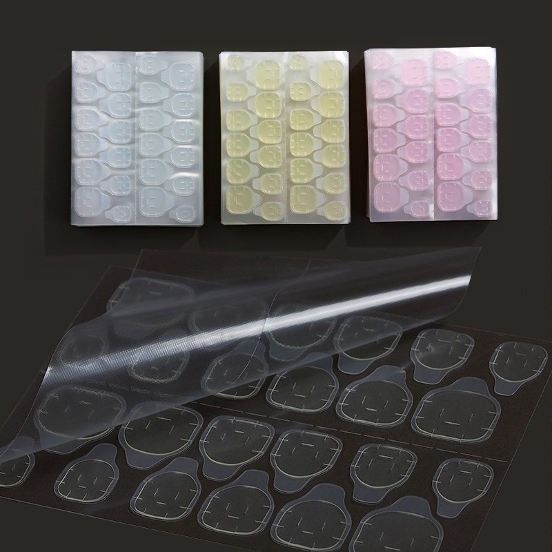 Miếng dán móng giả 2 mặt 24 móng - Keo dán móng giả 2 mặt Nailbox giá rẻ chuyên dụng