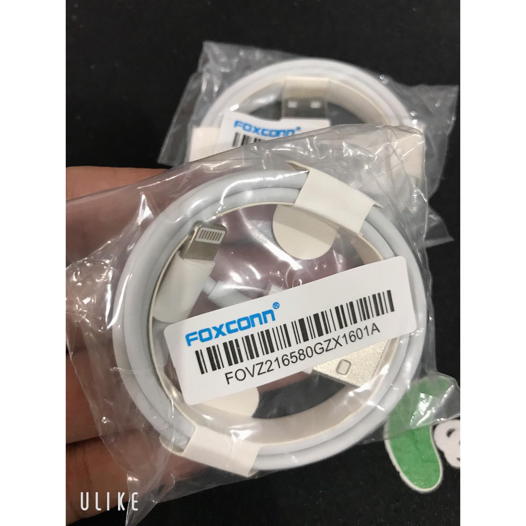 COMBO 2 dây Cáp Sạc iphone Lightning LK Chuẩn Foxcom Chíp A12 Cho Các Dòng iphone 5 ,XR,XS Max
