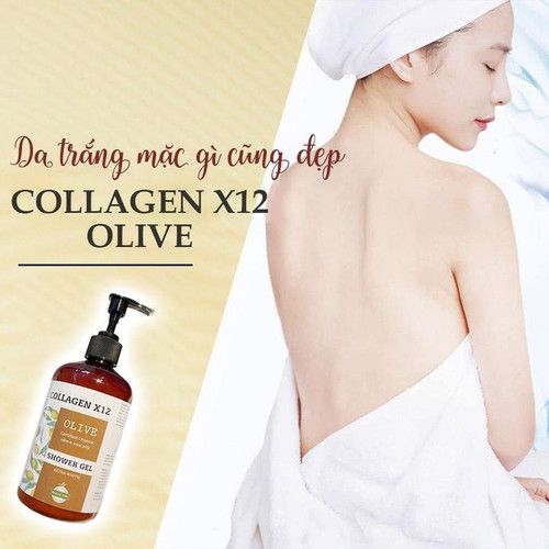 Sữa tắm collagen x12 thải độc toàn thân, sữa tắm truyền trắng, nâng tone, dưỡng da collagen x12 công nghệ hàn quốc