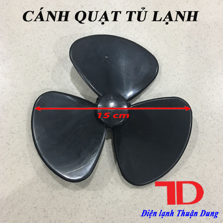 Cánh quạt tủ lạnh 15cm - Điện Lạnh Thuận Dung