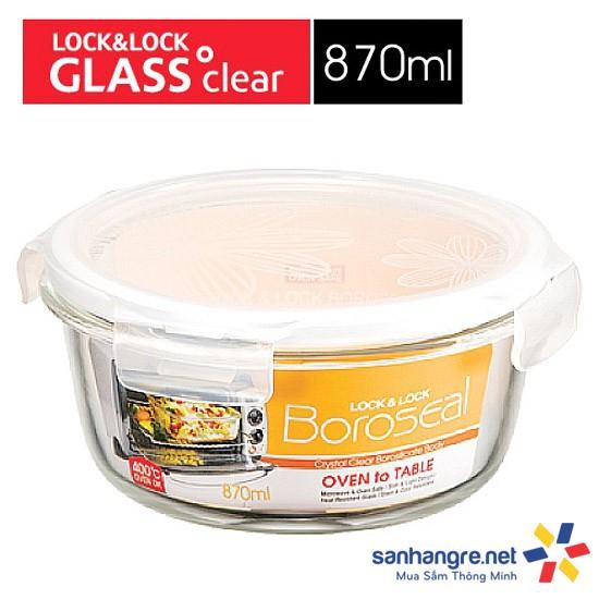 Sốc bộ 2 hộp thủy tinh lock and lock 870ml