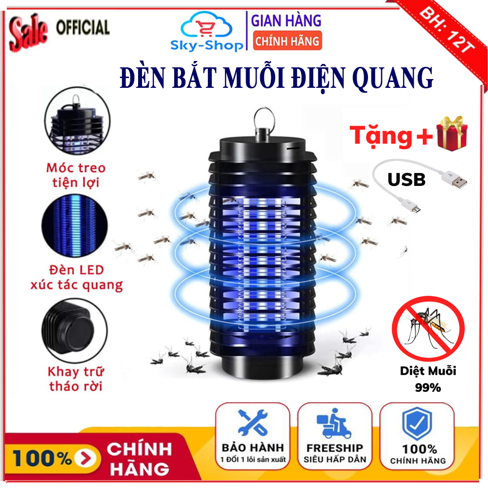 Đèn bắt muỗi điện quang, Máy bắt muỗi tự động kiêm đèn ngủ thông minh, phạm vi hoạt động dưới 20m2, máy đuổi muỗi, đèn đuổi muỗi, đèn diệt muỗi thông minh, máy diệt côn trùng, máy đuổi côn trùng