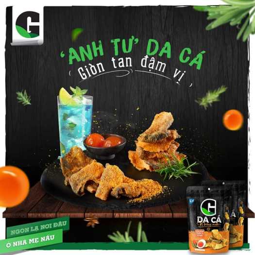 Da cá giòn rụm Vị Trứng Muối - gói 25gr siêu dính