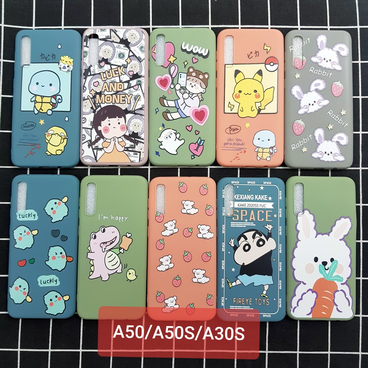 [Nhiều mẫu] ốp Lưng vali dẻo cute Cho Sam Sung A50/A50S/A30S silicon