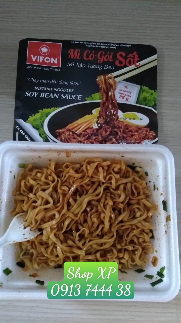 1 thùng mì xào tương đen vifont