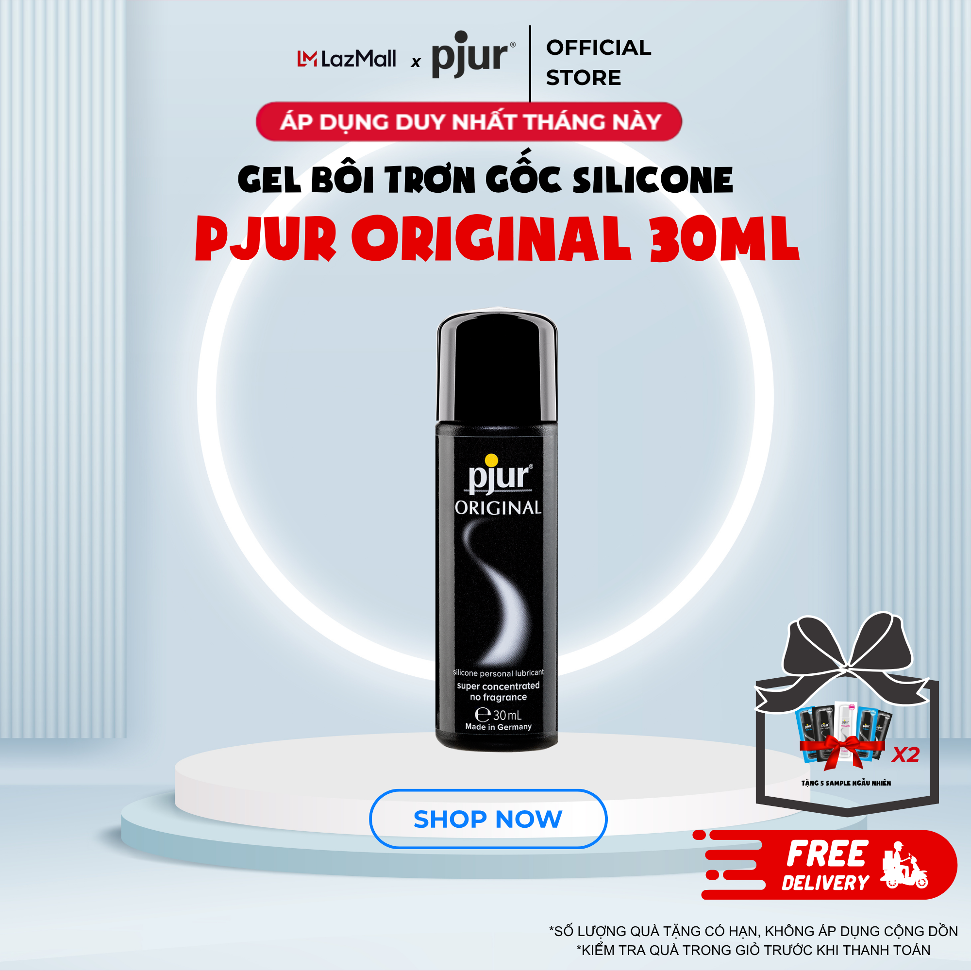 Gel bôi trơn quan hệ silicone Pjur Original cho nam nữ chai 30ml có hiệu quả cao không gây bết dính an toàn cho mọi da  pjur silicone lubricant 